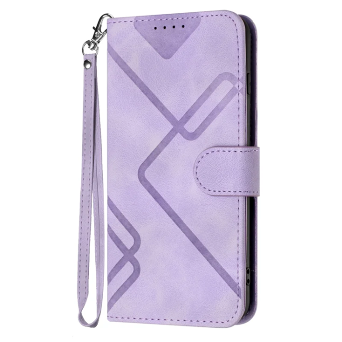 A-One Brand - iPhone 17 Pro Max Plånboksfodral Line - Lila