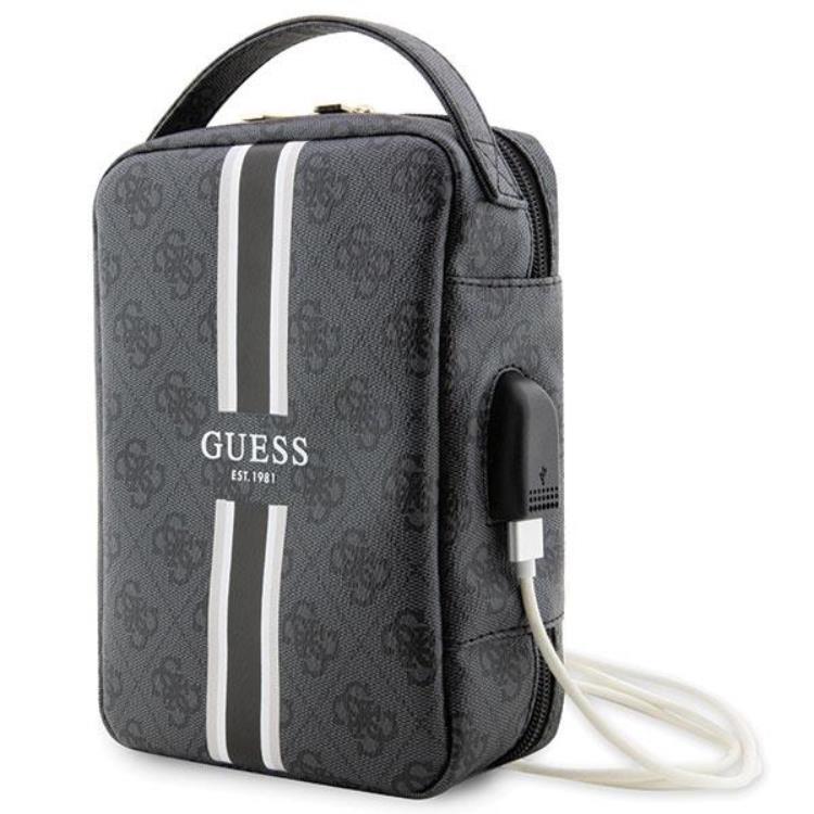 Guess Organizerväska Printed Stripes - Svart | 264 | AlltMobil