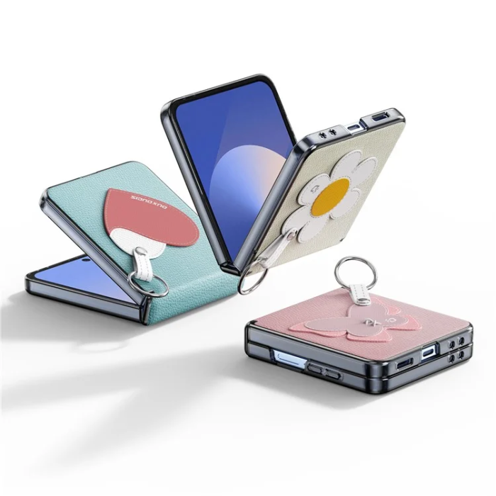 Dux Ducis - DUX DUCIS Galaxy Z Flip 7 Mobilskal Ringhållare Luvy - Rosa
