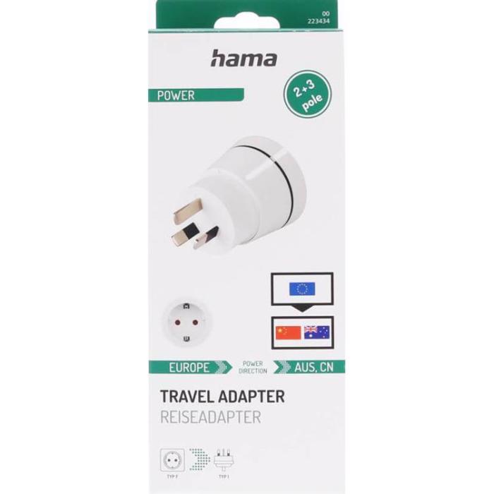 UTGATT - HAMA Reseadapter Typ I Kina-EU