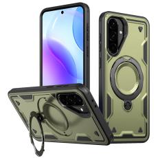 N/A - Mobilskal till Samsung Galaxy A36 5G Plast Milit&auml;rt Skydd - Olivgr&ouml;n