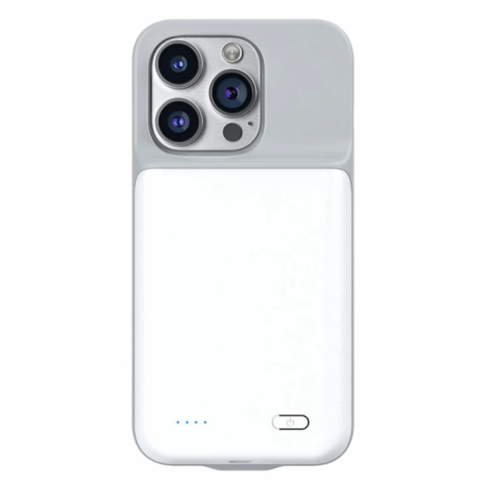A-One Brand - iPhone 12 Pro Max Batteriskal 6800mAh - Vit