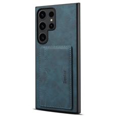 DENIOR - DENIOR Mobilskal till Samsung Galaxy S23 Ultra i &auml;kta l&auml;der - Bl&aring;