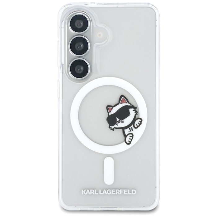 KARL LAGERFELD - Karl Lagerfeld Mobilskal För Galaxy S26 Plus MagSafe IML Peekaboo Choupette