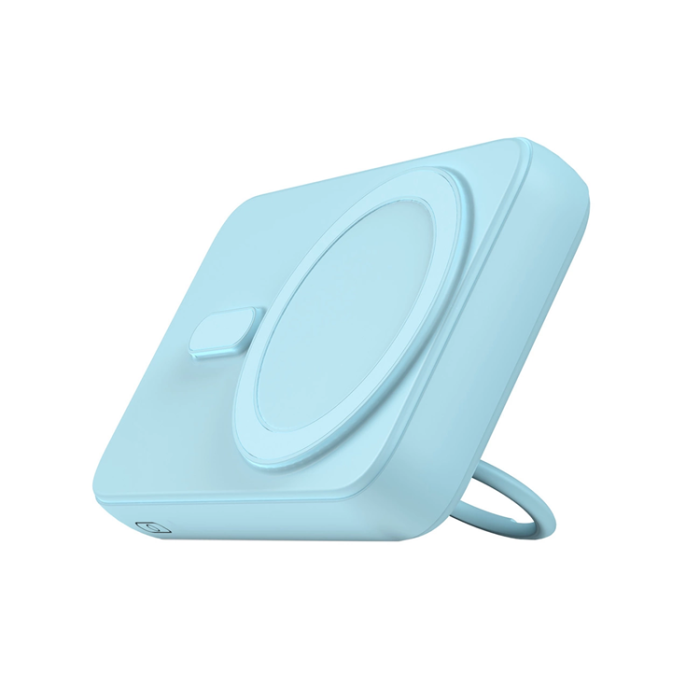 Joyroom - Joyroom Trådlös Magsafe Powerbank 10000mAh Med USB-C Kabel - Blå
