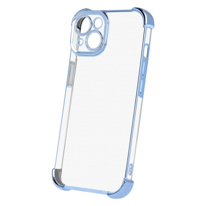 OEM - iPhone 14 Pro Mobilskal Anti Shock Chrome - Blå
