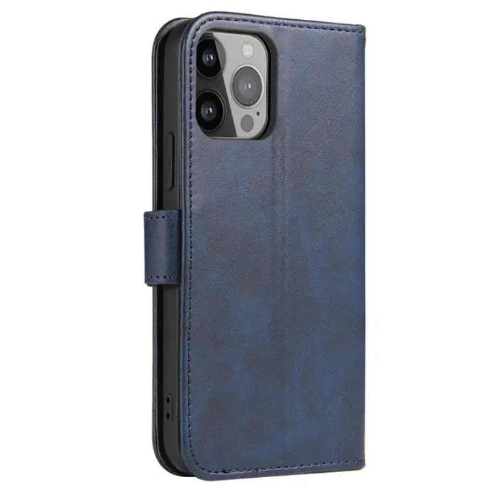 OEM - Magnet Elegant Kickstand Fodral iPhone 13 Pro Max - Blå