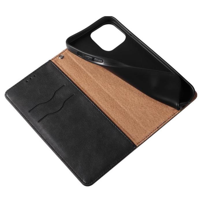 OEM - Galaxy S23 Plånboksfodral Magnet Strap - Svart