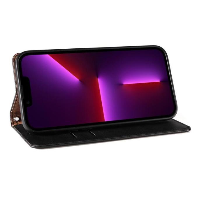 OEM - Galaxy S23 Plånboksfodral Magnet Strap - Svart