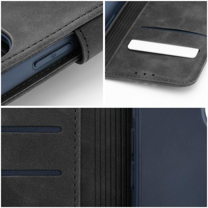 OEM - iPhone 15 Plånboksfodral Kabura Tender - Svart