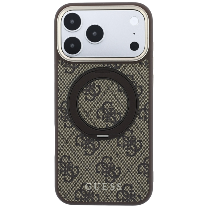 Guess - Guess Mobilskal För iPhone 18 Pro/17 Pro Magsafe Ringhållare 360 4G Classic Logo