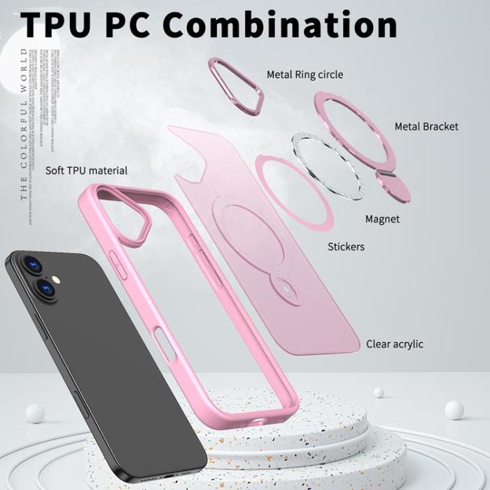 A-One Brand - iPhone 16 Mobilskal MagSafe Rotating Kickstand