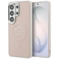 KARL LAGERFELD - Karl Lagerfeld Mobilskal F&ouml;r Galaxy S26 Ultra MagSafe Embossed Ring RSG - Rosa