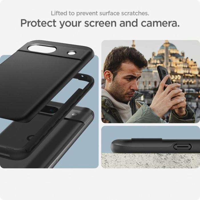 UTGATT - Spigen Google Pixel 8A Mobilskal Thin Fit - Svart