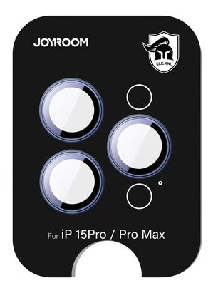 Joyroom iPhone 15 Pro/15 Pro Max Härdat Glas Kameralinsskydd - Blå | 5468 | AlltMobil