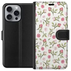 Gustaf - Pl&aring;nboksfodral till Apple iPhone 16 Pro Max med Blommigt