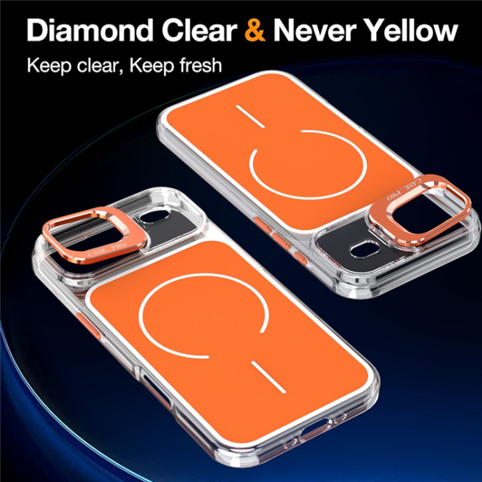 A-One Brand - iPhone Air Mobilskal MagSafe Lens Kickstand TPU + PC