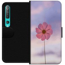 iSecrets - Pl&aring;nboksfodral till Xiaomi Mi 10 5G med Rosa blomma