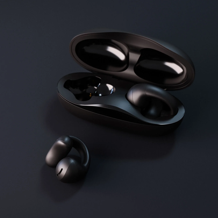 Happy Plugs - Happy Plugs TWS In-Ear Hörlurar Clip OWS - Svart