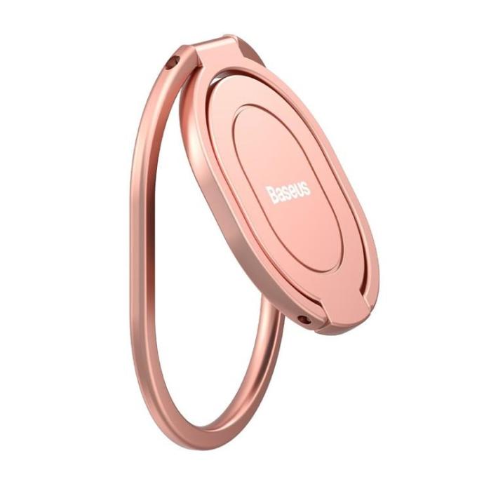 UTGATT1 - Baseus Rails Self-Adhesive Ringhållare Telefonställ - Rosa