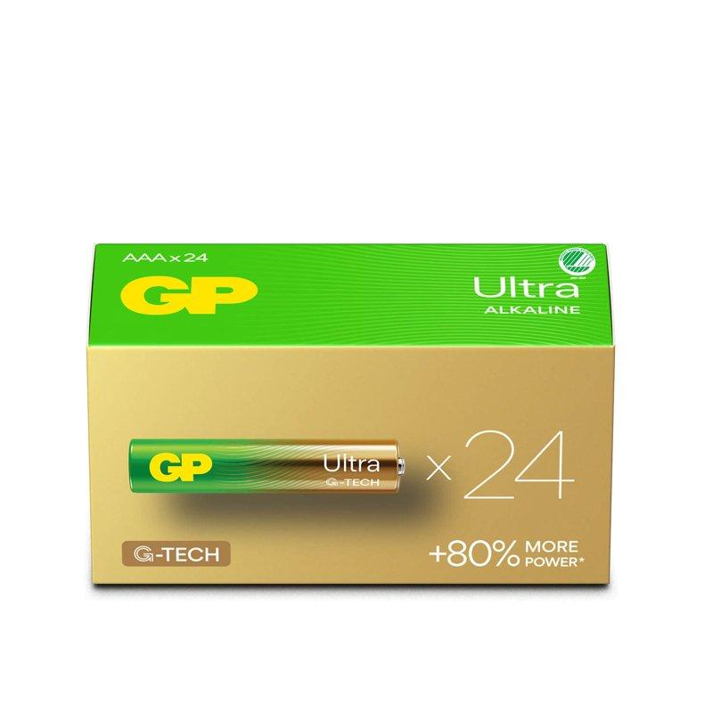 GP Batteri Ultra Alkaline AAA LR03 24-Pack