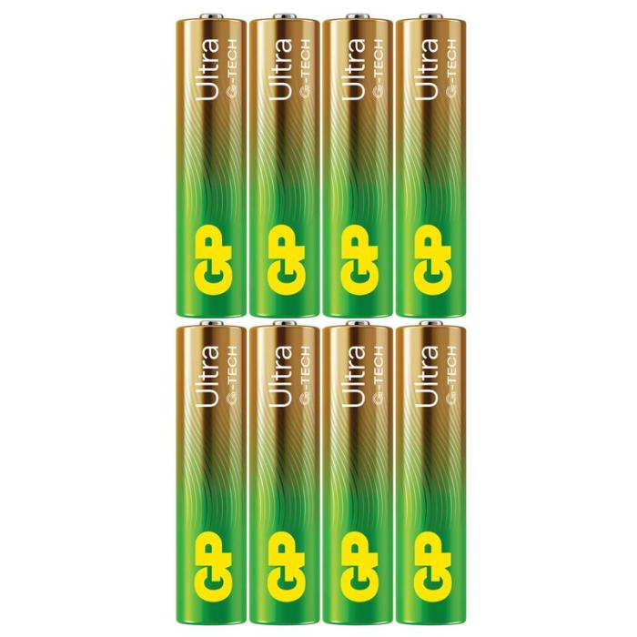 GP - GP Batteri Ultra Alkaline AAA LR03 8-Pack