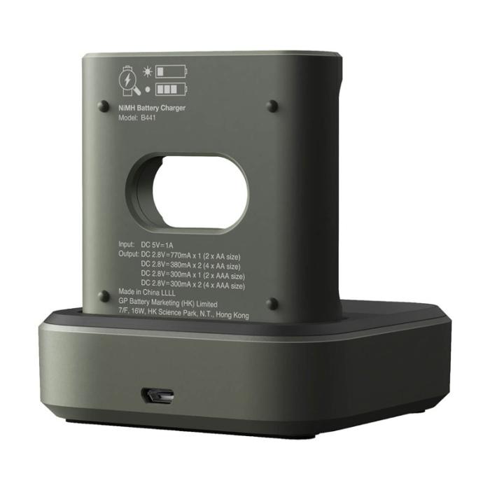 GP - GP Batteriladdare Everyday Charger B441 + D451 4xAA 2100mAh