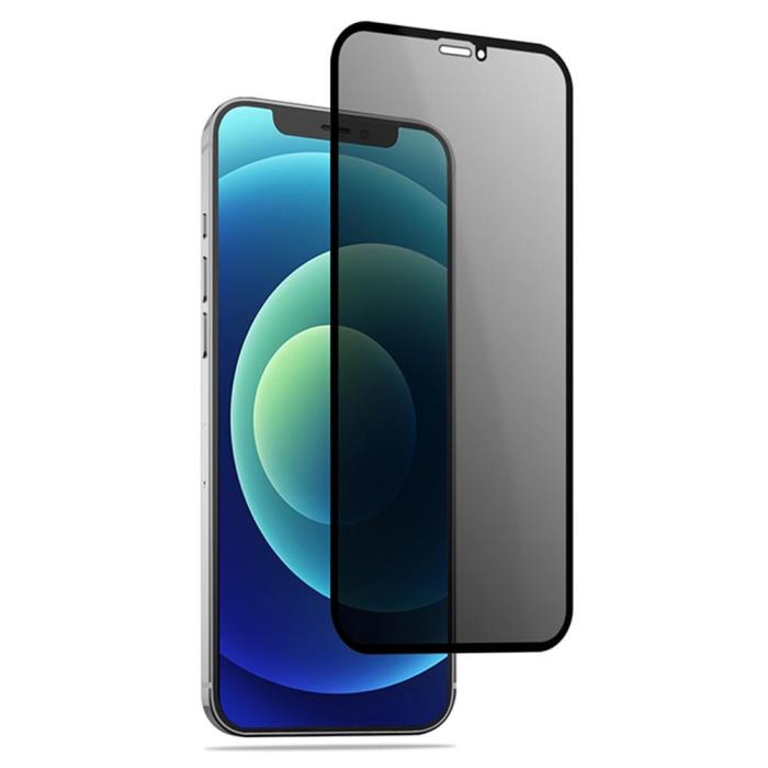 A-One Brand - [2-PACK] Privacy Härdat Glas Skärmskydd iPhone 12 / iPhone 12 Pro