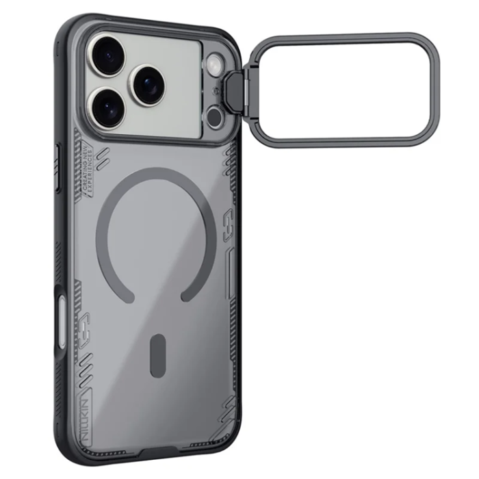 Nillkin - NILLKIN iPhone 17 Pro Max Mobilskal Magsafe Iceblade Prop - Svart