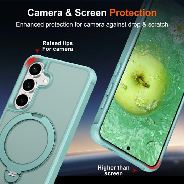 OEM - Mobilskal för Samsung Galaxy S26 Plus Magnetiskt Kickstand TPU - Blå