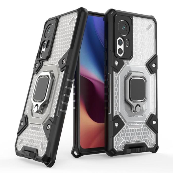 A-One Brand - Ring Kickstand Shockproof Skal Xiaomi 12/12X - Grå