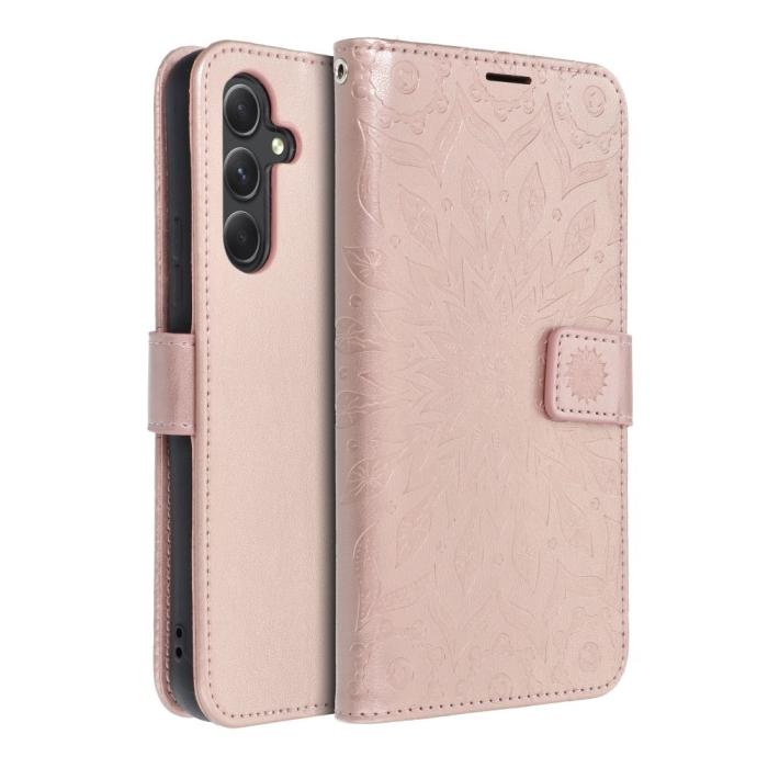 OEM - MEZZO plånboksfodral för Samsung A54 5G mandala roséguld