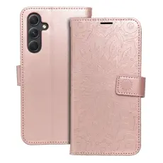 OEM - MEZZO pl&aring;nboksfodral f&ouml;r Samsung A54 5G mandala ros&eacute;guld