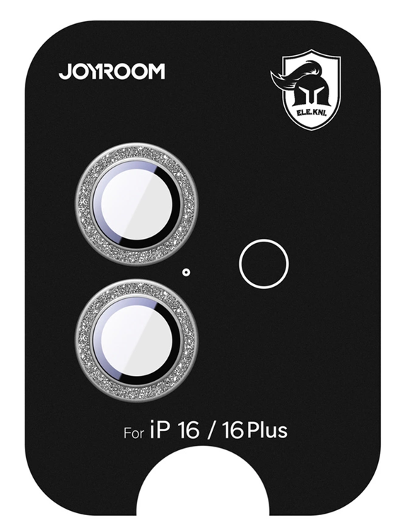 Joyroom iPhone 16/16 Plus Härdat Glas Kameralinsskydd - Silver | 5468 | AlltMobil