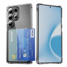 OEM - Mobilskal f&ouml;r Samsung Galaxy S26 Ultra Skyddande TPU med kortfack - Transparent