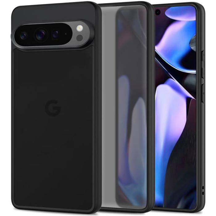 UTGATT - Tech-Protect Google Pixel 9/9 Pro Mobilskal Magmat - Matt Svart
