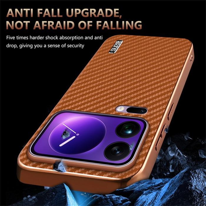 AZNS - AZNS Xiaomi 17 Pro Fodral - Elektropläterad KonstLäder - Grön