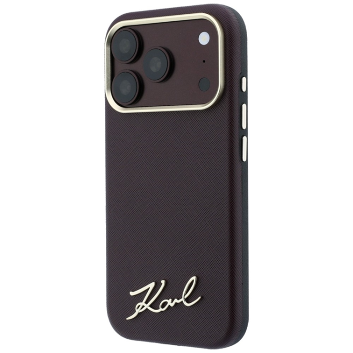 KARL LAGERFELD - Karl Lagerfeld Mobilskal För iPhone 18 Pro/17 Pro Magsafe Saffiano Small Script