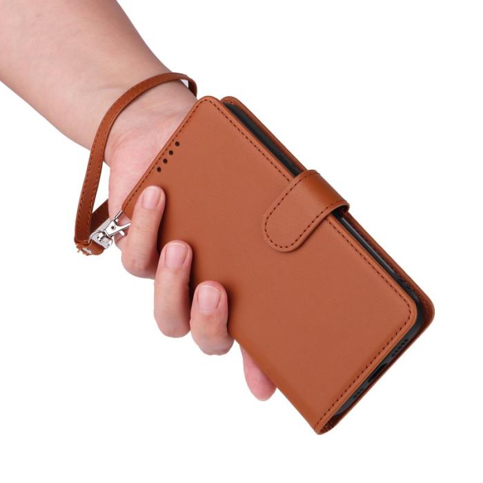 BETOPNICE - BETOPNICE Samsung Galaxy A73 5G Plånboksfodral Konstläder - Brun