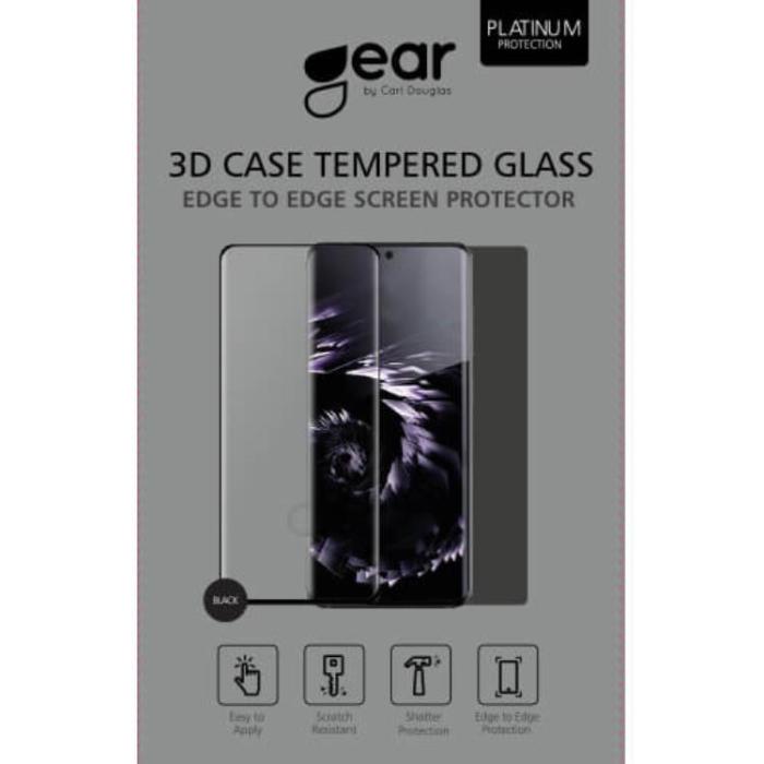 UTGATT1 - Gear Huawei Y7/Y7 Pro/Y7 Prime (2019) Härdat Glas 3D - Svart