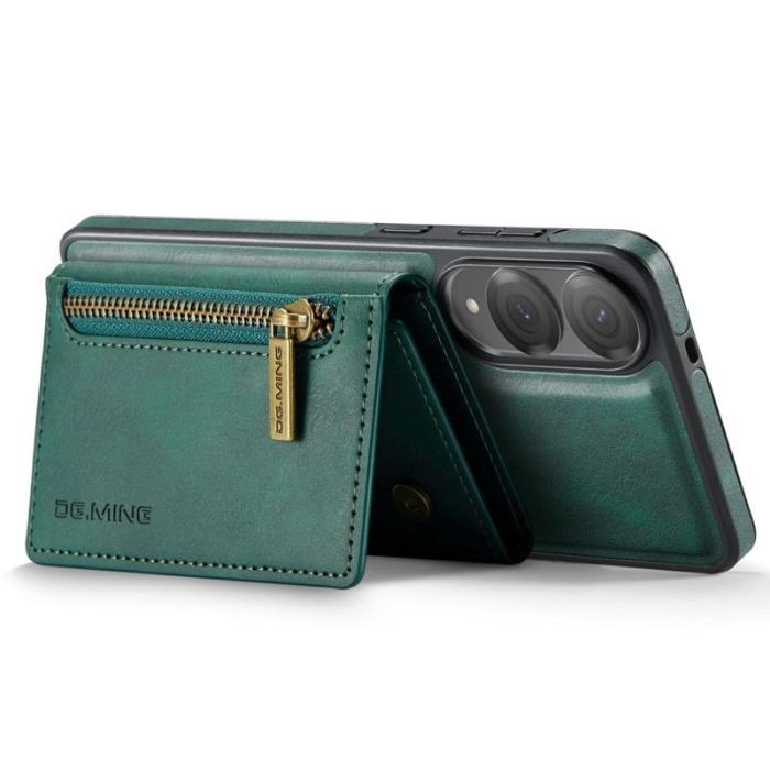 DG.MING - DG.MING M5 Series Mobilskal till Samsung Galaxy S25 Edge Konstläder Grön