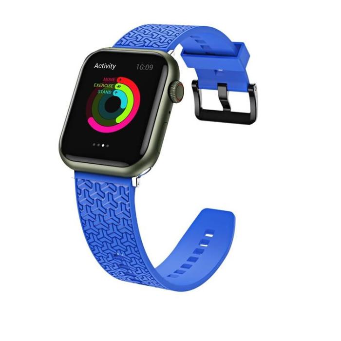 OEM - Apple Watch 2/3/4/5/6/7/SE (38/40/41mm) Armband - Blå