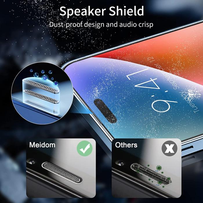 OEM - Auto Dust Removal iPhone 14 Plus Härdat Glas Skärmskydd