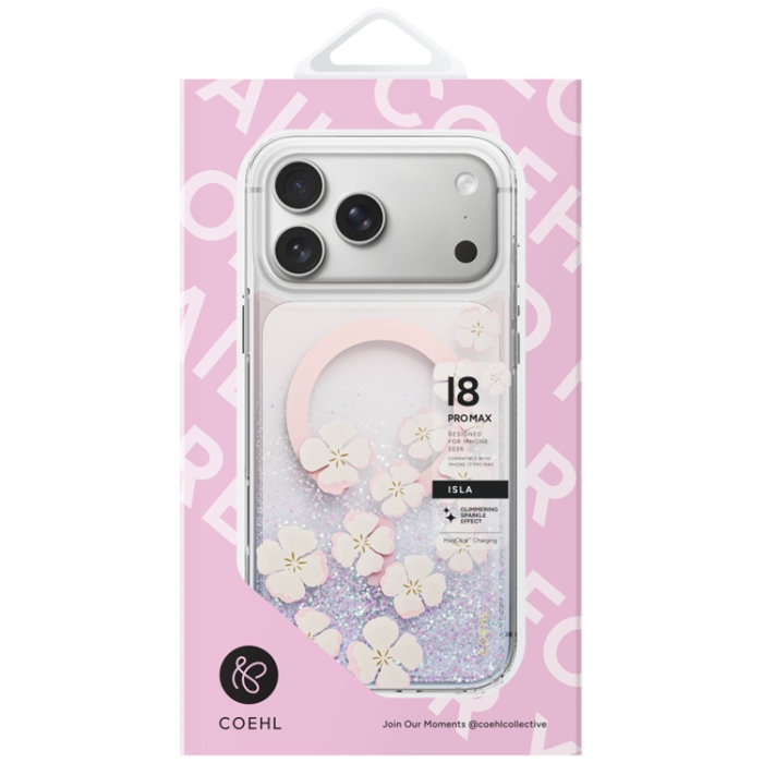 UNIQ - Uniq Mobilskal för iPhone 18 Pro/17 Pro MagSafe Coehl lsla - Rosa