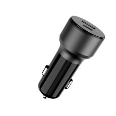 QUALO - QUALO Billaddare 32W 1xUSB-C 1xUSB-A Återvinning QRLS-AC-01-32 - Svart