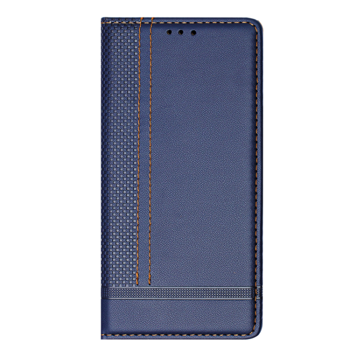 A-One Brand - iPhone 17 Plånboksfodral Kickstand Grid Pattern - Blå