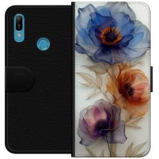 iSecrets - Plånboksfodral till Huawei Y6 (2019) med Silkesblommor