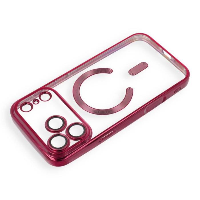 A-One Brand - Mobilskal För iPhone 18 Pro Max/17 Pro Max Magsafe Electro - Cherry