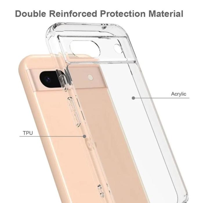 Taltech - Google Pixel 8A Mobilskal Reptåligt - Transparent