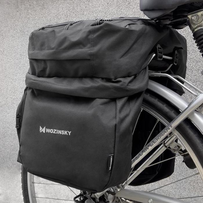Wozinsky - Wozinsky Cykel Bagageväska bak med flaskväska och rem 60L